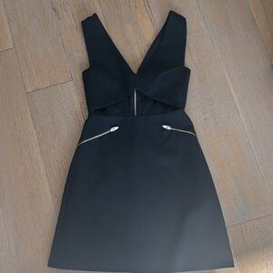 Zara Cutout Black Dress